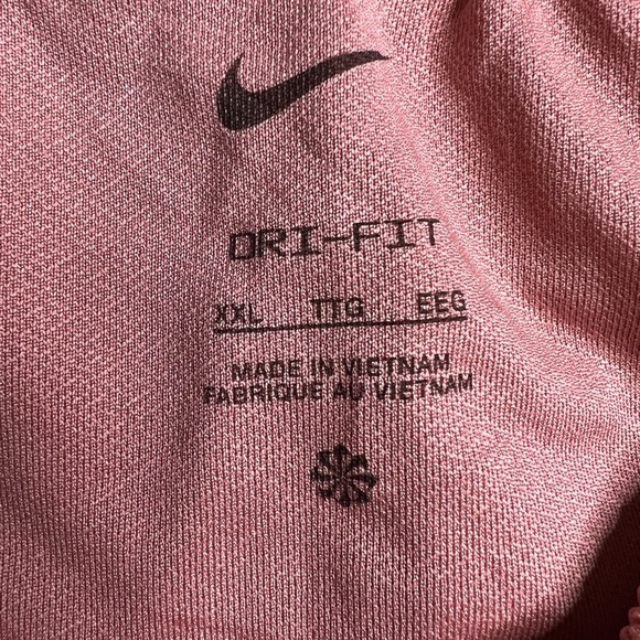 Nike Women’s athletic Shorts 2XL Pink DRI-FIT Running Built In Liner Logo XXL - Picture 4 of 6